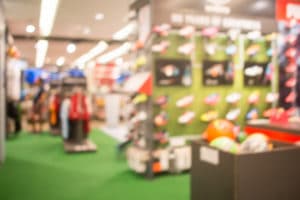 retail store with merchandise