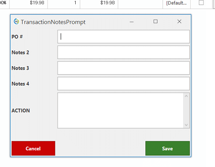 REALTIME POS SALES ORDER Global Notes