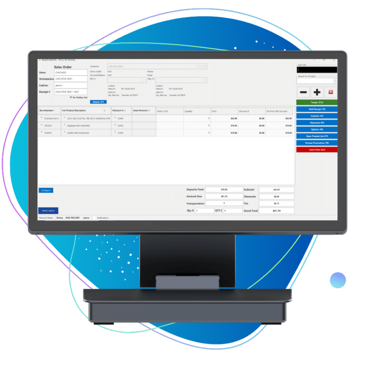 realtimePOS UI v2 front no bg
